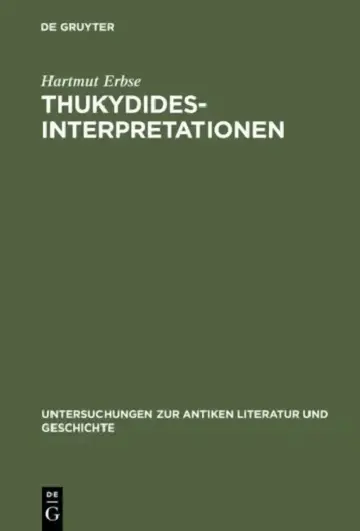 Cover of Thukydides-Interpretationen