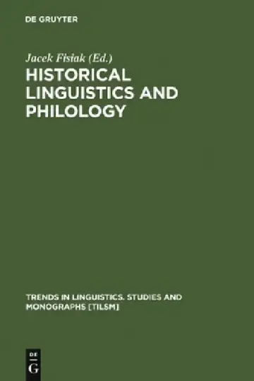 Cover of Historical Linguistics & Philology
