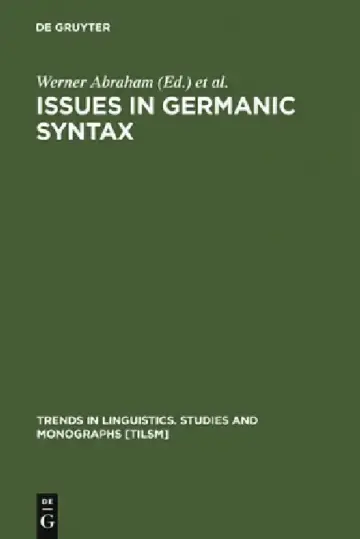 Cover of Issues in Germanic Syntax