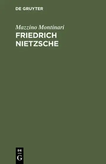 Cover of Friedrich Nietzsche
