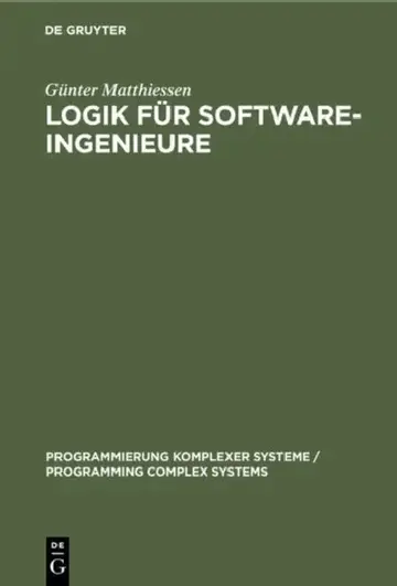 Cover of Logik für Software-Ingenieure