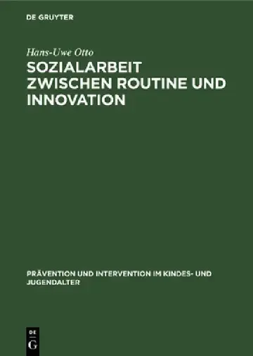 Cover of Sozialarbeit zwischen Routine und Innovation