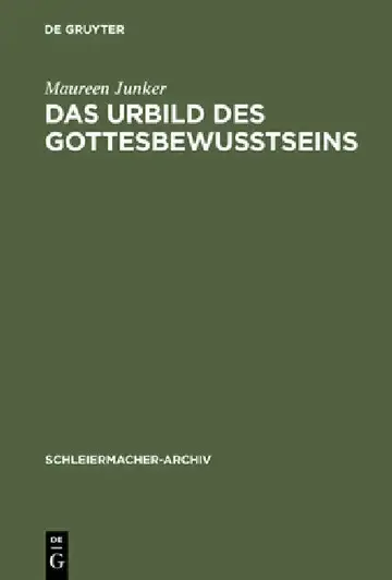 Cover of Das Urbild des Gottesbewußtseins
