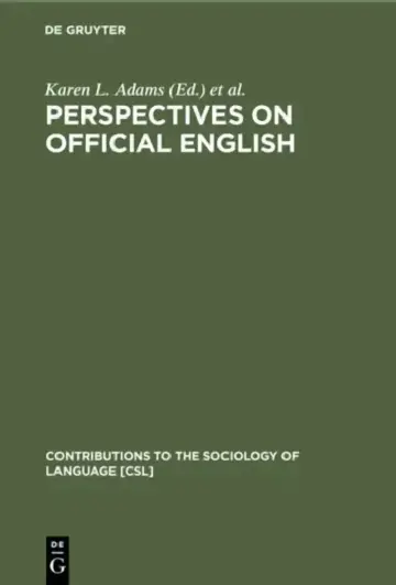 Cover of Perspectives on Official English