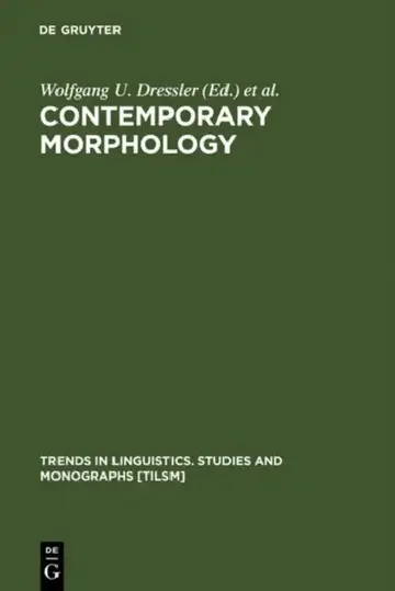 Cover of Contemporary Morphology