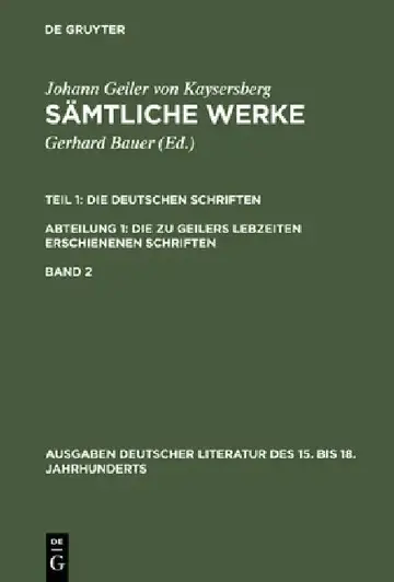 Cover of Sämtliche Werke, Band 2, Ausgaben deutscher Literatur des 15. bis 18. Jahrhunderts 139