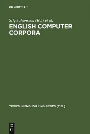 Cover of English Computer Corpora