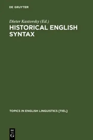 Cover of Historical English Syntax