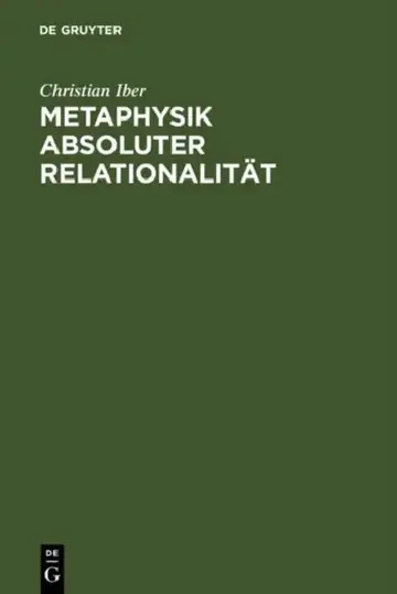 Cover of Metaphysik absoluter Relationalität