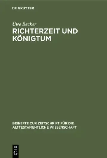Cover of Richterzeit und Königtum