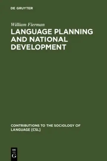 Cover of Language Planning and National Development