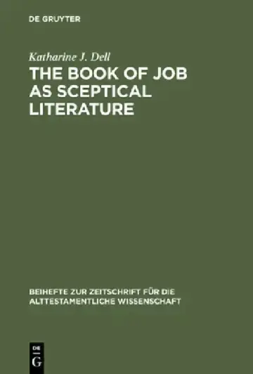 Cover of The Book of Job as Sceptical Literature