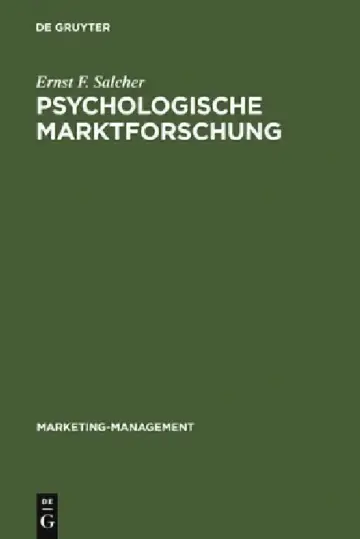 Cover of Psychologische Marktforschung