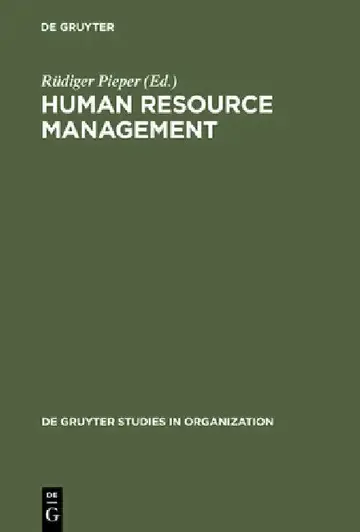 Cover of Human Resource Management