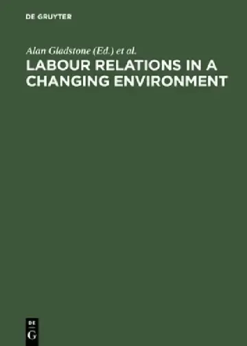 Cover of Labour Relations in a Changing Environment