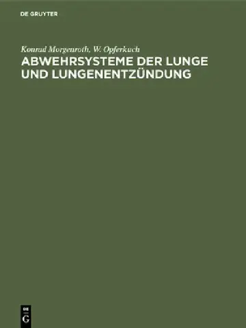 Cover of Abwehrsysteme der Lunge und Lungenentzündung