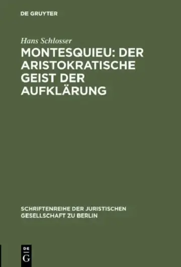 Cover of Montesquieu
