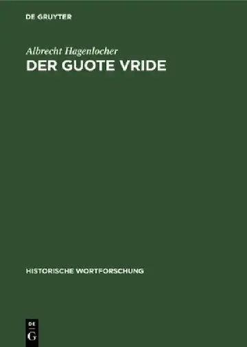 Cover of Der Guote Vride