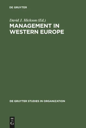 Cover of Management in Western Europe