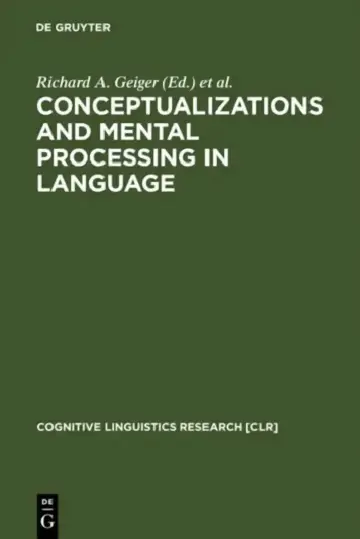 Cover of Conceptualizations and Mental Processing in Language