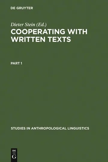Cover of Cooperating with Written Texts
