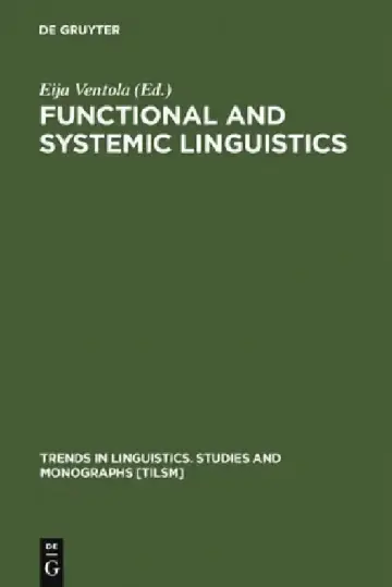 Cover of Functional and Systemic Linguistics