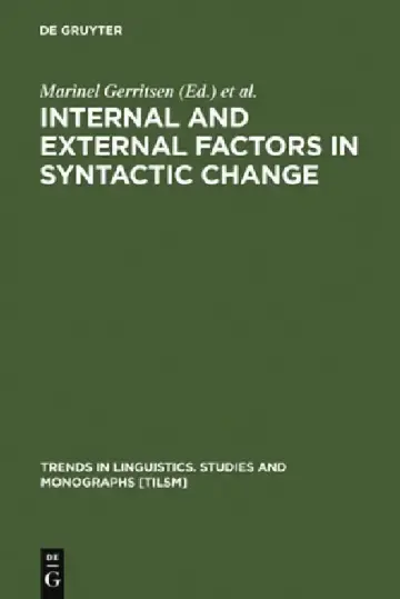 Cover of Internal and External Factors in Syntactic Change