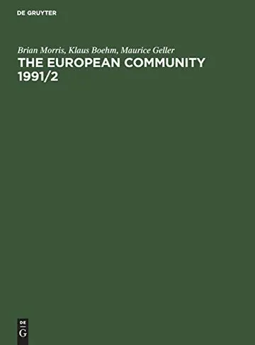 Cover of The European Community 1991/2