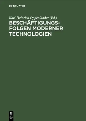 Cover of Beschäftigungsfolgen moderner Technologien