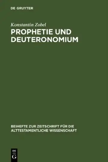 Cover of Prophetie und Deuteronomium