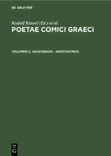 Cover of Poetae Comici Graeci