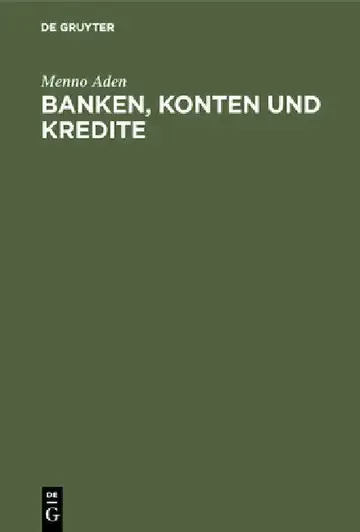 Cover of Banken, Konten und Kredite