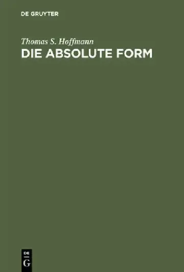 Cover of Die Absolute Form