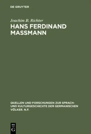 Cover of Hans Ferdinand Maßmann