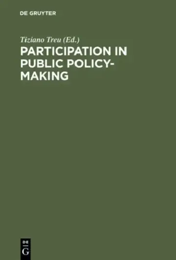 Cover of Participation in Public Policy-Making