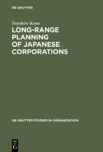 Cover of Long-Range Planning of Japanese Corporations