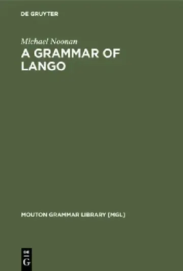 Cover of A Grammar of Lango