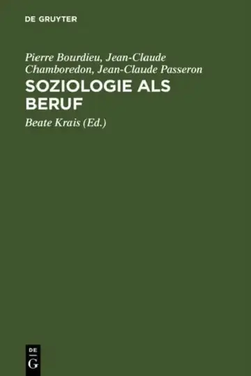 Cover of Soziologie als Beruf