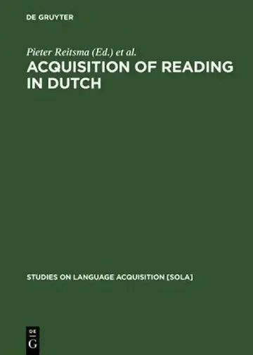 Cover of Acquisition of Reading in Dutch