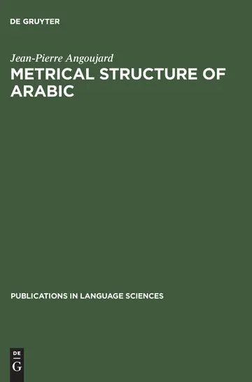Cover of Metrical Structure of Arabic