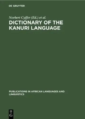 Cover of Dictionary of the Kanuri Language