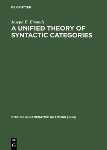 Cover of A Unified Theory of Syntactic Categories