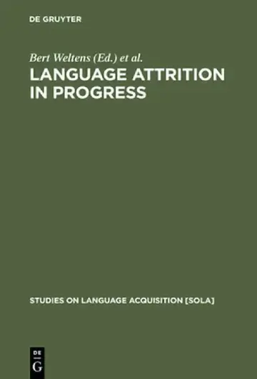 Cover of Language Attrition in Progress