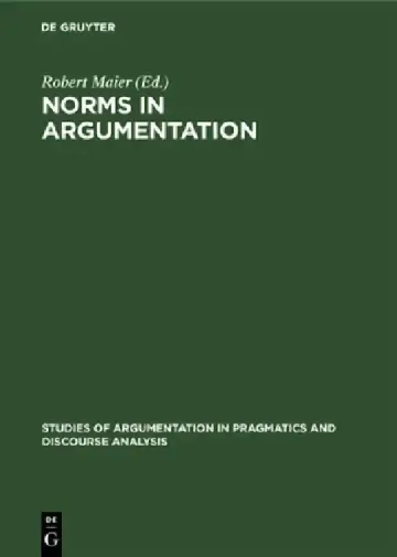 Cover of Norms in Argumentation