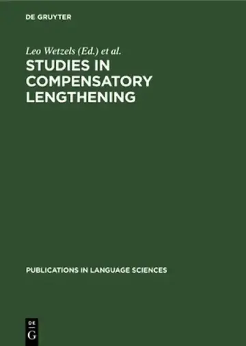 Cover of Studies in Compensatory Lengthening
