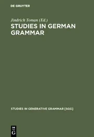 Cover of Studies in German Grammar