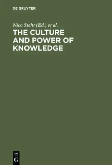 Cover of The Culture and Power of Knowledge