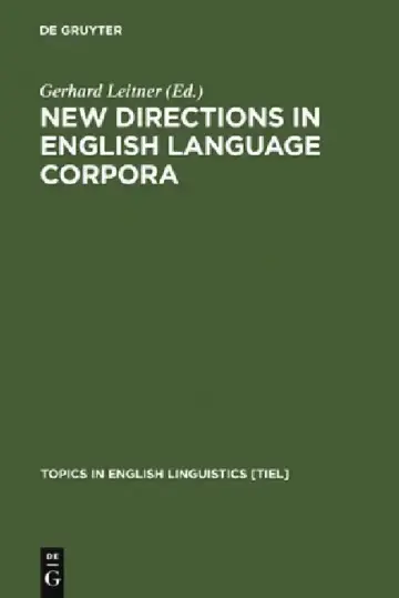 Cover of New Directions in English Language Corpora