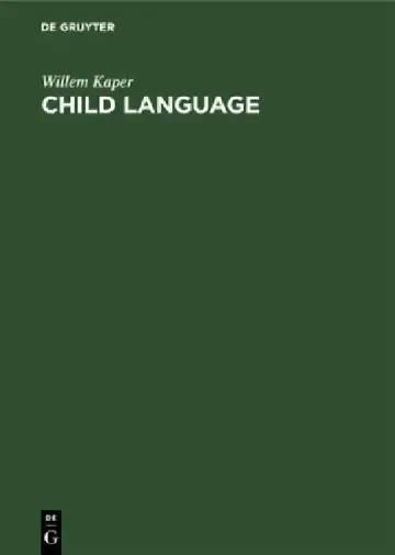 Cover of Child Language