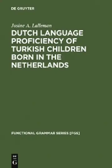 Cover of Dutch Language Proficiency of Turkish Children Born in the Netherlands